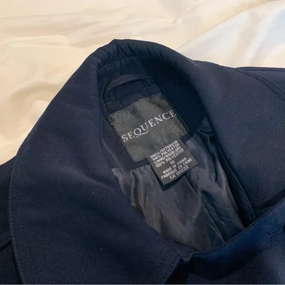 SEQUENCE double breasted trench - Picture 4 of 12